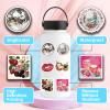 100 Pcs Aesthetic Stickers Pack,Vinyl Waterproof Cute Y2k Decals Suitable for Water Bottle Laptops Journaling Scrapbooking, Suitable for Kids Teens Adults Girls Boys Coquette Stickers view 4