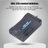 BNC Signal Converter, BNC Composite Video and 3.5mm Audio Signal Converter Adapter 480i 576i Support for NTSC/PAL Regular TV VHS Recording DVD Recorders view 2