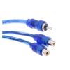 ACGTUY 1PC Random Car Audio Cable 1 Male to 2 Female/ 1 Female R/CA 2 Male Adapter Cable Wire Splitter Stereo Audio Signal Connector(1 Female to 2 Male) view 3