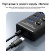4-Port USB Hub - Extension Long Cable Multiple Port, USB Splitter 5gbps Adapter | Long Cable Extension, Multifunctional Splitter Computer Adapter Desktop for Stable Connections view 4