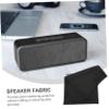 COHEALI Breathable Waterproof Speaker Grill Cloth Black Mesh Fabric for Speaker Repair Sturdy Replacement Mesh and Home Audio Equipment view 4