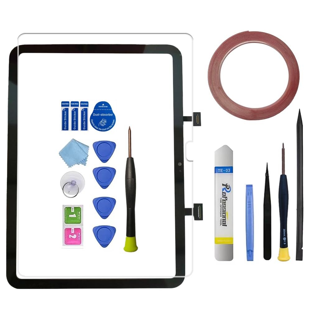 Ghothzuto for iPad 10th Gen (2022) 10.9" Touch Screen Digitizer Assembly Replacement No Lcdfor A2696 A2757 2777With Repair Kit