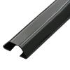 BGHCOP Wall Cable Channels, Corner Wire Hider,Aluminium Cable Duct,Speaker Wire Hider,Hide Wires Self Adhesive Cable Tidy(Black,2.6#) view 1