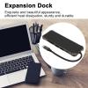 6 in 1 Multifunctional Expansion Dock, Portable Docking Station with 4K, USB3.0, USB2.0, PD Charging for Type C Computers, Laptops, Tablets Efficient Heat Dissipation, view 3