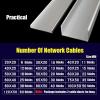 BGHCOP Wall Cable Channels, Open Wire Duct,Speaker Wire Hider,Aluminium Cable Duct,for Wall Mount TV Cables Cover Wire Trunk(75 * 50mm) view 2