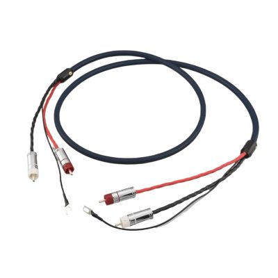 ACGTUY Audiocrast OFC Silver Plated with Shielding 2 R/CA to 2 R/CA U Spade Plug Audio Phono Tonearm Cable with Ground Wire(1.5m)