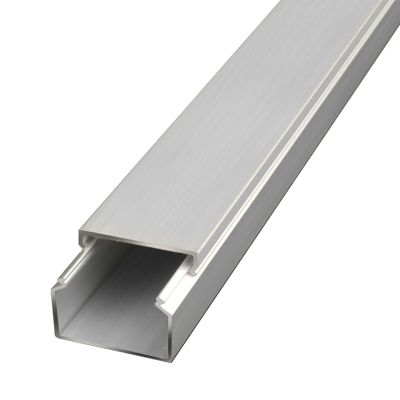 BGHCOP Wall Cable Channels, Open Wire Duct,Speaker Wire Hider,Aluminium Cable Duct,for Wall Mount TV Cables Cover Wire Trunk(50 * 30mm)