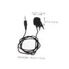 Totority Lavalier Microphone Connector Omnidirectional Lapel Mic for Video Recording Smartphone Laptop and Camera and Play Lightweight User-Friendly Audio Accessory view 2