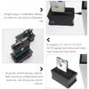 Homoyoyo USB Single-Bay Hard Drive Dock for Ssd External Enclosure with Transfer Speed Compatible with Power Supply view 2