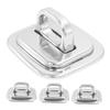 KONTONTY 4pcs Combination Cable Locks Keyed Cable Locks Security Anchor Base Plate Laptop Security Anchor Theft Protection for Public Areas view 1