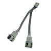 BOXUWFO HONGP 4Pin Fan PWM Cable 1 to 2 Motherboard 4-Pin Female to PWM Fan 4-Pin Male Multi-Fan Temperature Control Extension Cable Fan Cable view 1
