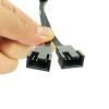 BOXUWFO HONGP 4Pin Fan PWM Cable 1 to 2 Motherboard 4-Pin Female to PWM Fan 4-Pin Male Multi-Fan Temperature Control Extension Cable Fan Cable view 4