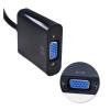 ACGTUY 1080P HDMI-Compatible to Cable Digital to Audio Converter Power Supply Male to Famale Support PC TV(Mini Black) view 3