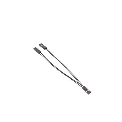 BOXUWFO HONGP 1-10PCS 1 to 2 Double Adapter Cable 10cm Single Female to Male Splitter 2 Pins for PC SW IO Cable Extensions/DIY Lab(1PCS)