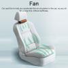 ZJchao Car Seat Cooler, for Car Truck SUV Fan for Car Back Seat Car Fan for Back Seat Car Seat Ventilation Fan with 3 Adjustable Wind Speeds USB Cooling Fan (Red) view 4