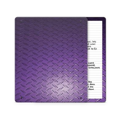 Tablet Skin Compatible with Amazon Kindle Scribe 2 (2024) - Purple Diamond Plate - Premium 3M Vinyl Protective Wrap Decal Cover - Easy to Apply | Crafted in The USA by MightySkins