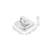 CONGARTENO 4pcs Computer Lock Security Anchor Base USB Notebook Lock Antitheft Cable for Laptops Tablets Phone view 2