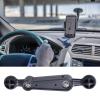 Double 17mm Head Connector with Adjustable Angles Phone Holder Accessory for Map Car Holder & view 2