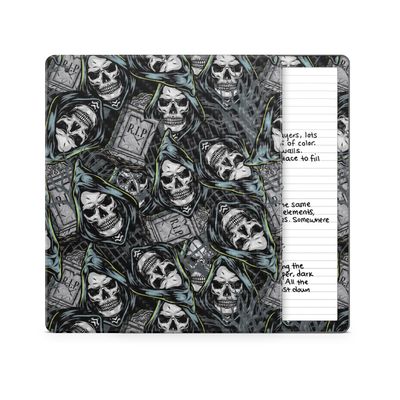 Carbon Fiber Tablet Skin Compatible with Amazon Kindle Scribe 2 (2024) - Wall of Death - Premium 3M Vinyl Protective Wrap Decal Cover - Easy to Apply | Crafted in The USA by MightySkins