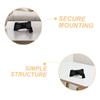 DOITOOL 2set Car Mirror Accessories Kit Rear View Mirror Mount for Dash Cam High Durability Bracket Rear Plate Panel view 3