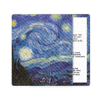 Carbon Fiber Tablet Skin Compatible with Amazon Kindle Scribe 2 (2024) - Starry Night - Premium 3M Vinyl Protective Wrap Decal Cover - Easy to Apply | Crafted in The USA by MightySkins