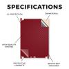 Carbon Fiber Tablet Skin Compatible with Amazon Kindle Scribe 2 (2024) - Solid Burgundy - Premium 3M Vinyl Protective Wrap Decal Cover - Easy to Apply | Crafted in The USA by MightySkins view 2