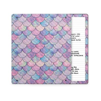 Carbon Fiber Tablet Skin Compatible with Amazon Kindle Scribe 2 (2024) - Mermaid Scales - Premium 3M Vinyl Protective Wrap Decal Cover - Easy to Apply | Crafted in The USA by MightySkins