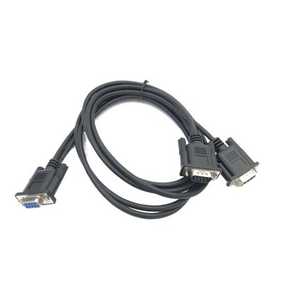 BOXUWFO HONGP DB9 9Pin 1 to2 Rs232 Serial Cable Splitter Directly Connected COM 2 in 1 Data Cable Male to Female(8m,1 Female to 2 Male)