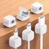 6pcs Magnetic Cord Organizer Holders with Built-in Phone Charging - Desktop Cable Management System for Nightstand, Kitchen Appliances & Office Supplies view 2
