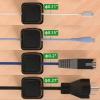 6pcs Magnetic Cord Organizer Holders with Built-in Phone Charging - Desktop Cable Management System for Nightstand, Kitchen Appliances & Office Supplies view 3