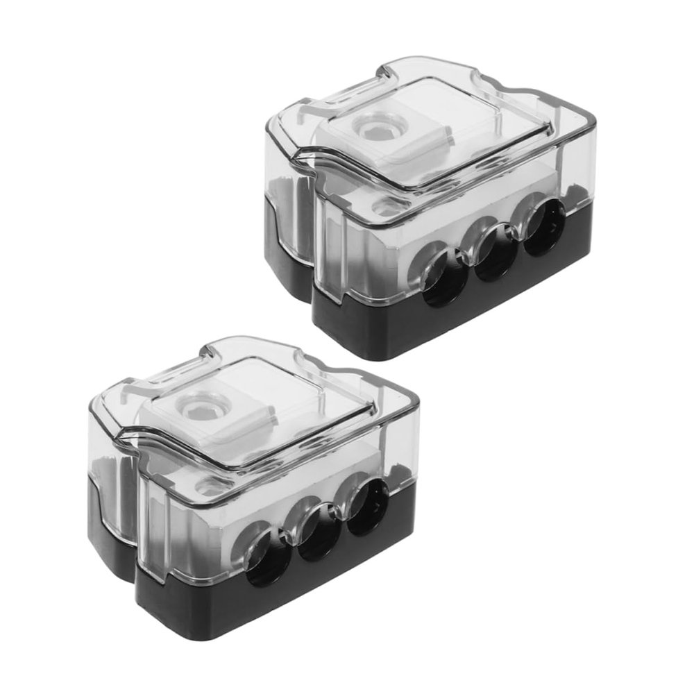 Ciieeo 2pcs Car Audio Amplifier Grounding Distribution Block Easy Installation for Various Vehicle Models Versatile Audio Splitter for Efficient Wiring and Setup