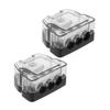 Ciieeo 2pcs Car Audio Amplifier Grounding Distribution Block Easy Installation for Various Vehicle Models Versatile Audio Splitter for Efficient Wiring and Setup view 1