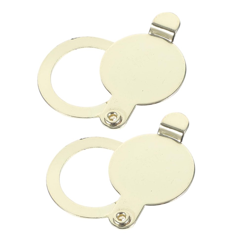 Alipis 2pcs Peephole Cover Plate Door Viewer Caps Full Copper Cover Privacy Protector Easy to Install Home Security