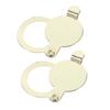 Alipis 2pcs Peephole Cover Plate Door Viewer Caps Full Copper Cover Privacy Protector Easy to Install Home Security view 1