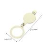 Alipis 2pcs Peephole Cover Plate Door Viewer Caps Full Copper Cover Privacy Protector Easy to Install Home Security view 2