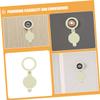 Alipis 2pcs Peephole Cover Plate Door Viewer Caps Full Copper Cover Privacy Protector Easy to Install Home Security view 3