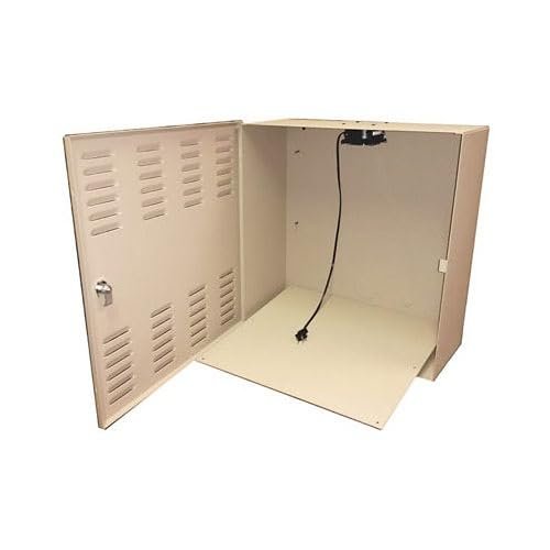 BW-202BLK Wall Mount NVR-DVR Lockbox with Fan, Black