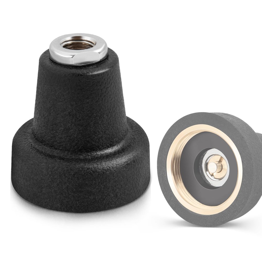 Anina NMO to 3/8 X 24 Thread Adapter Antenna Mount for CB Ham Two Way Amateur Radio Antenna Brass Center Contact Low Loss Connector
