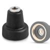 Anina NMO to 3/8 X 24 Thread Adapter Antenna Mount for CB Ham Two Way Amateur Radio Antenna Brass Center Contact Low Loss Connector view 1