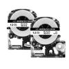 12mm Label Tape Compatible with Kingjim SS12KW -4WBN SC12YW for LW-300 400 600P Label Makers(2PK Black on White) view 1
