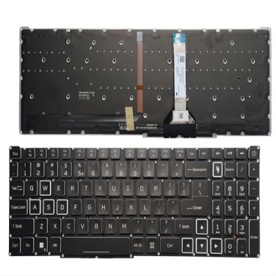 AKGIFT Laptop US Keyboard Compatible for Acer Predator Helios 300 PH315-54 PH315-55 PH317-51 LG05P-N10BR LG05P-N12B3 LG05P-N12B3L RGB Backlit