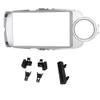 QIDALASER 9 Inch Car Frame Fascia for Toyota Yaris Vios 2012-2017 Android Radio Dash Fitting Panel Adapter Kit (Right Frame) view 1