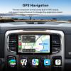 10inch (6G+128G) Car Stereo Radio for Manual and Auto AC Dodge Ram 1500 2500 3500 2013-2018 &2019-2024 Classic,with 5GWiFi Built-in Wireless Carplay and Android Auto SWC GPS Navigation Replacement view 3