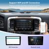 10inch (6G+128G) Car Stereo Radio for Manual and Auto AC Dodge Ram 1500 2500 3500 2013-2018 &2019-2024 Classic,with 5GWiFi Built-in Wireless Carplay and Android Auto SWC GPS Navigation Replacement view 4
