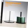 HEALLILY 3pcs Stackable Cd DVD Storage Bucket Disc Capacity Portable Disc Case Pullout Feature Plastic Elegant Design view 3