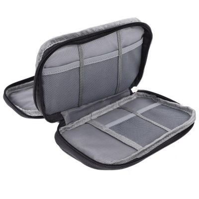 NUOBESTY Travel Digital Bag Earphone Organizer Large Capacity Cord Organizer Multi-layer Ssd Case