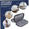 NUOBESTY Travel Digital Bag Earphone Organizer Large Capacity Cord Organizer Multi-layer Ssd Case view 4