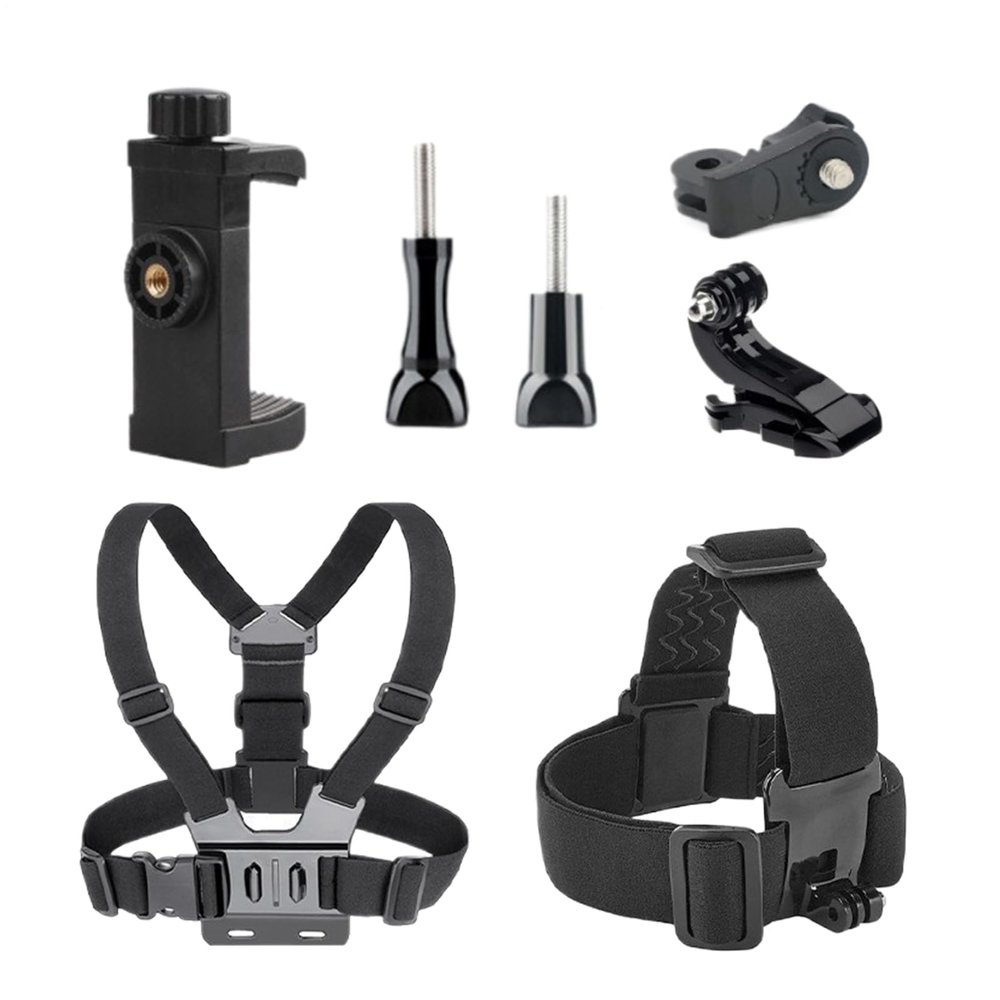 Adjustable Chest Strap Mount for Action Camera - Multipurpose Action Camera Chest Mount Harness Kit | Comfortable Chest Mount Harness Strap for Running, Swimming, and Outdoor Adventures