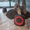 DGREVIGX Solar Rock Speakers Outdoor Water-Resistant Solar Powered Rock Speaker with Lights TWS Patio Outside Garden BBQ Deck Black 2-Pack view 2