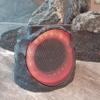 DGREVIGX Solar Rock Speakers Outdoor Water-Resistant Solar Powered Rock Speaker with Lights TWS Patio Outside Garden BBQ Deck Black 2-Pack view 3